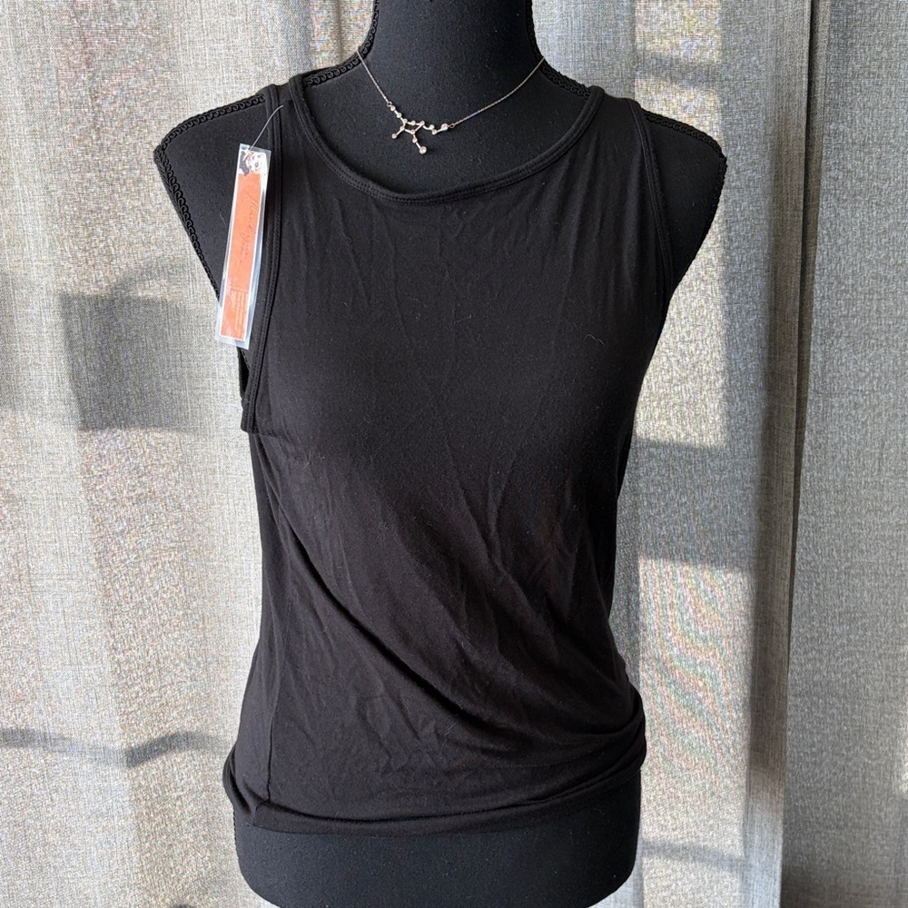 J. Crew Sleek Black Tank Top